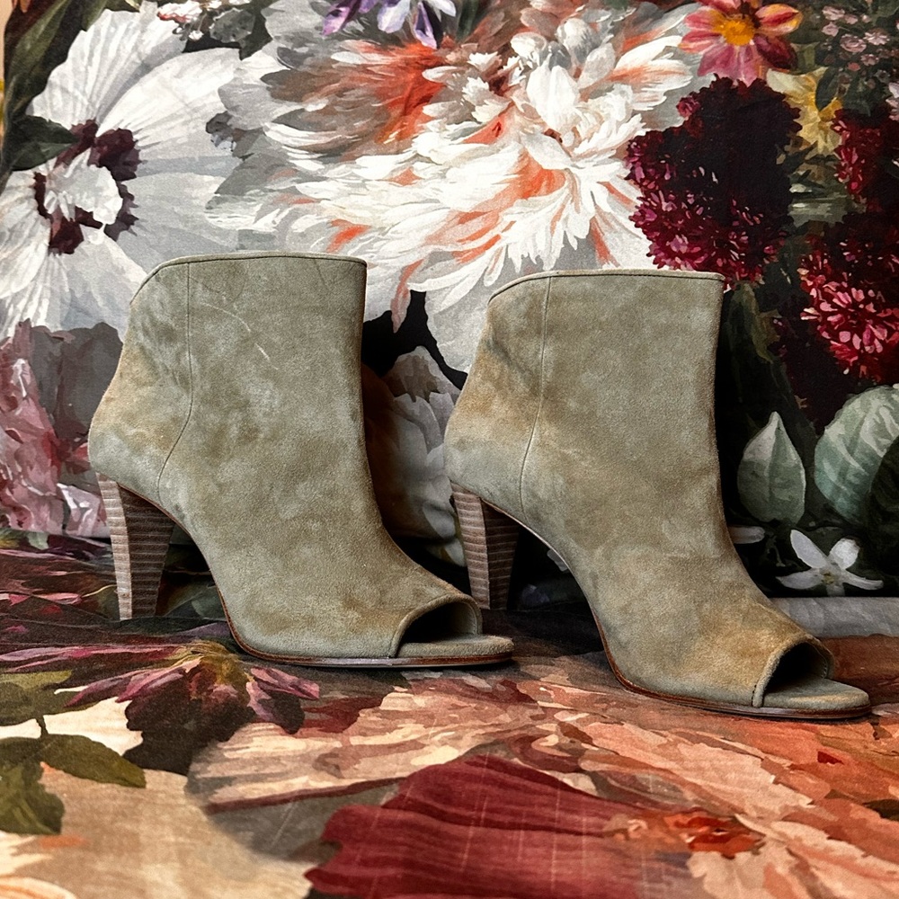 Etienne Aigner Simone Peep-Toe Bootie - Size 8.5